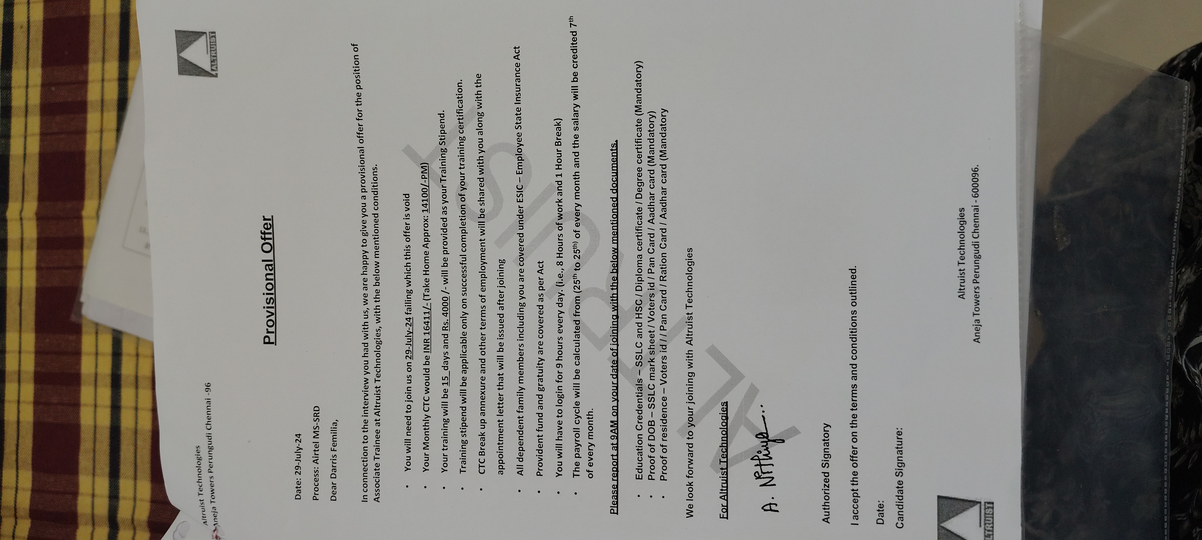 Employment Opportunity